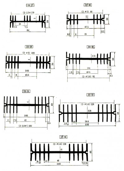 양면방열판 도면